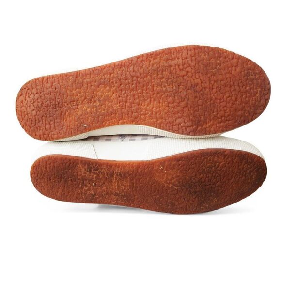 Superga 2750 Gingham Checkerboard Sneaker Grey / White S00CV40 Women's 8.5 - Picture 8 of 11